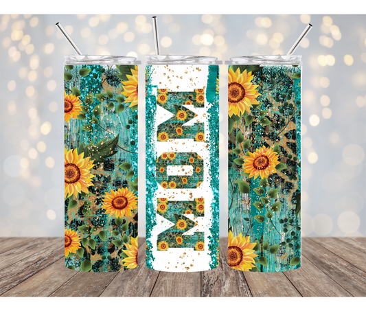 Sunflower Mama 20 Ounce Sublimation Tumbler