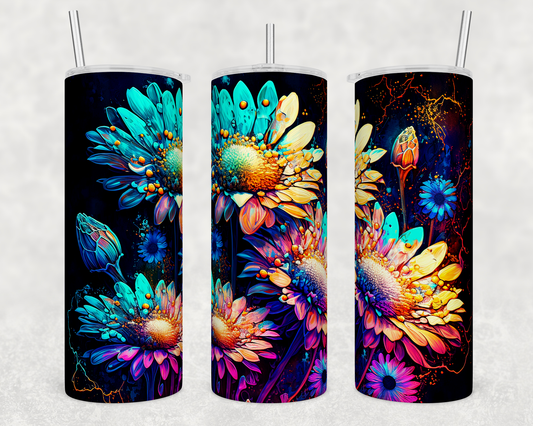 Daisies 20 Ounce Sublimation Tumbler