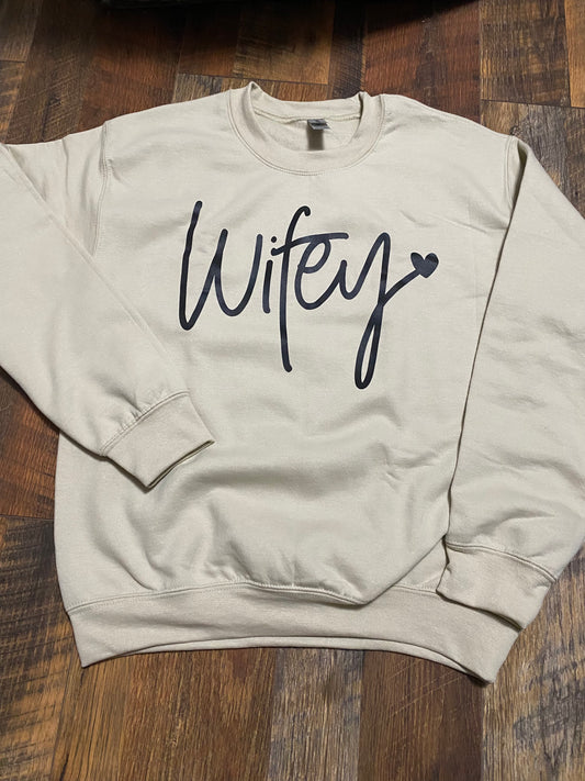 Wifey crewneck