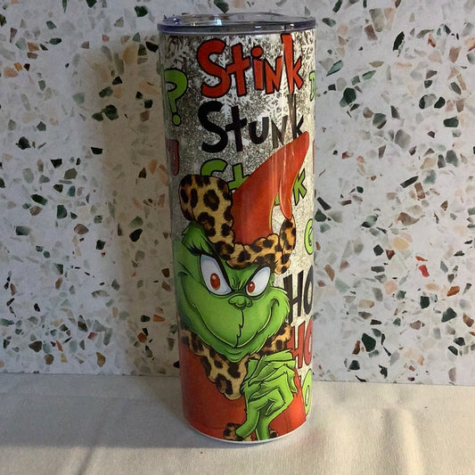 Grinch 20 Ounce Sublimation Tumbler