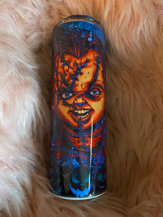 20 ounce Chucky Skinny Sublimation Tumbler