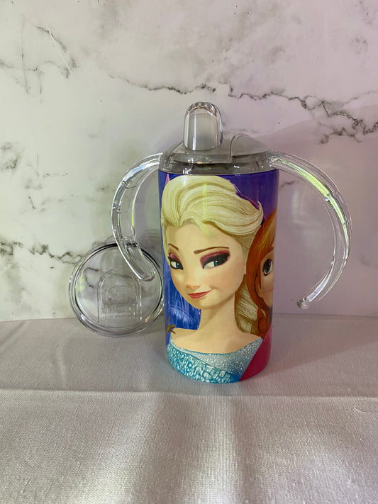 Purple Frozen 12 ounce Duo Sippy