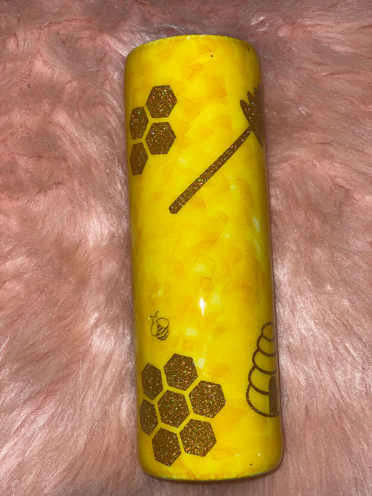 30 ounce Bee peekaboo tumbler