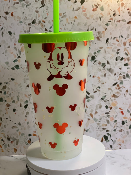 24 ounce Mickey Mouse color changing tumbler