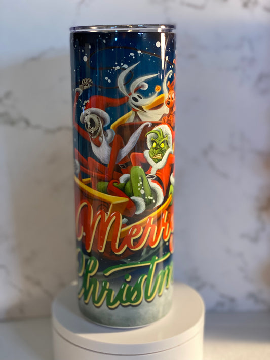 Grinch and Jack 20 ounce Sublimation  Tumbler