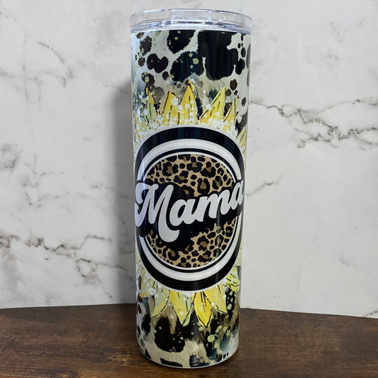 Sunflower Mama 20 ounce Sublimation Tumbler