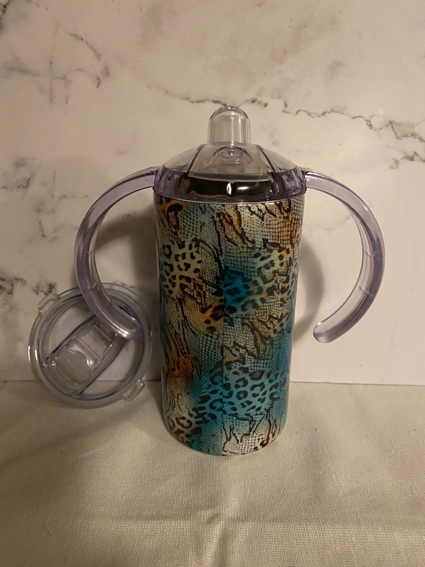 12 ounce Floral Mini Duo Sippy