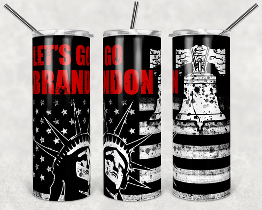 Let’s go Brandon 20 ounce Sublimation Tumbler