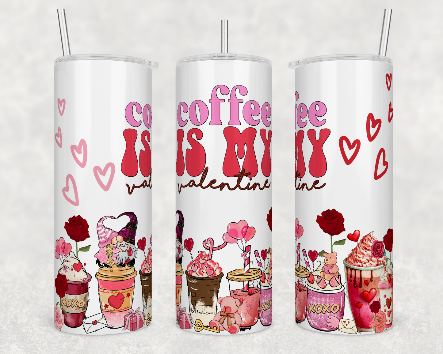 Valentine Coffee 20 Ounce Sublimation Tumbler